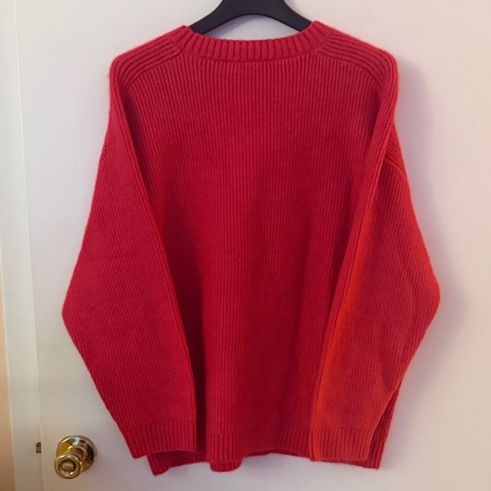 Zara Raspberry Crew Neck Sweater - Picture 4 of 4